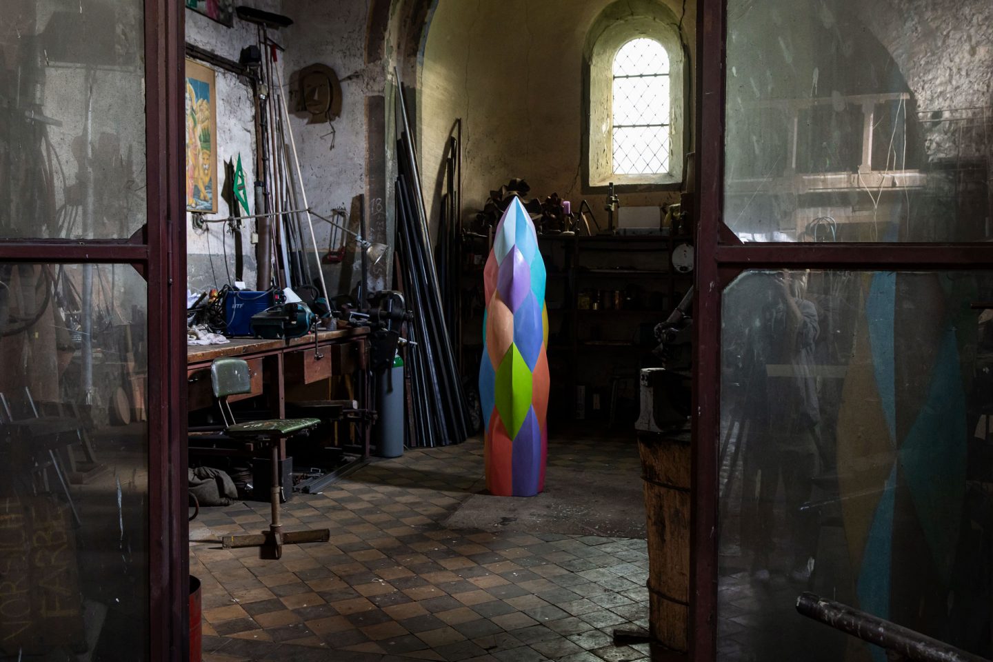 Atelier Andreas Freyer in Dorfkirche Kaltenmark | Foto: Matthias Ritzmann